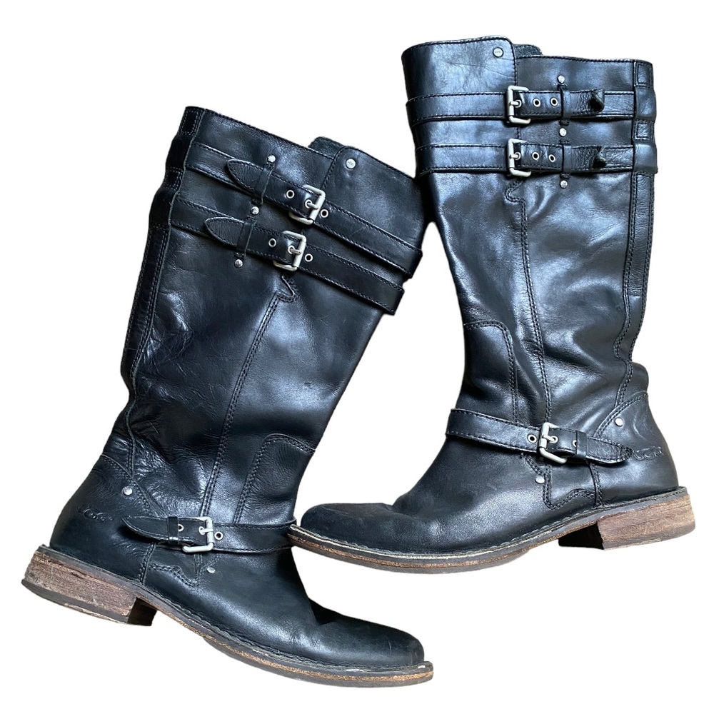 **SOLD** UGG Australian black leather boots
